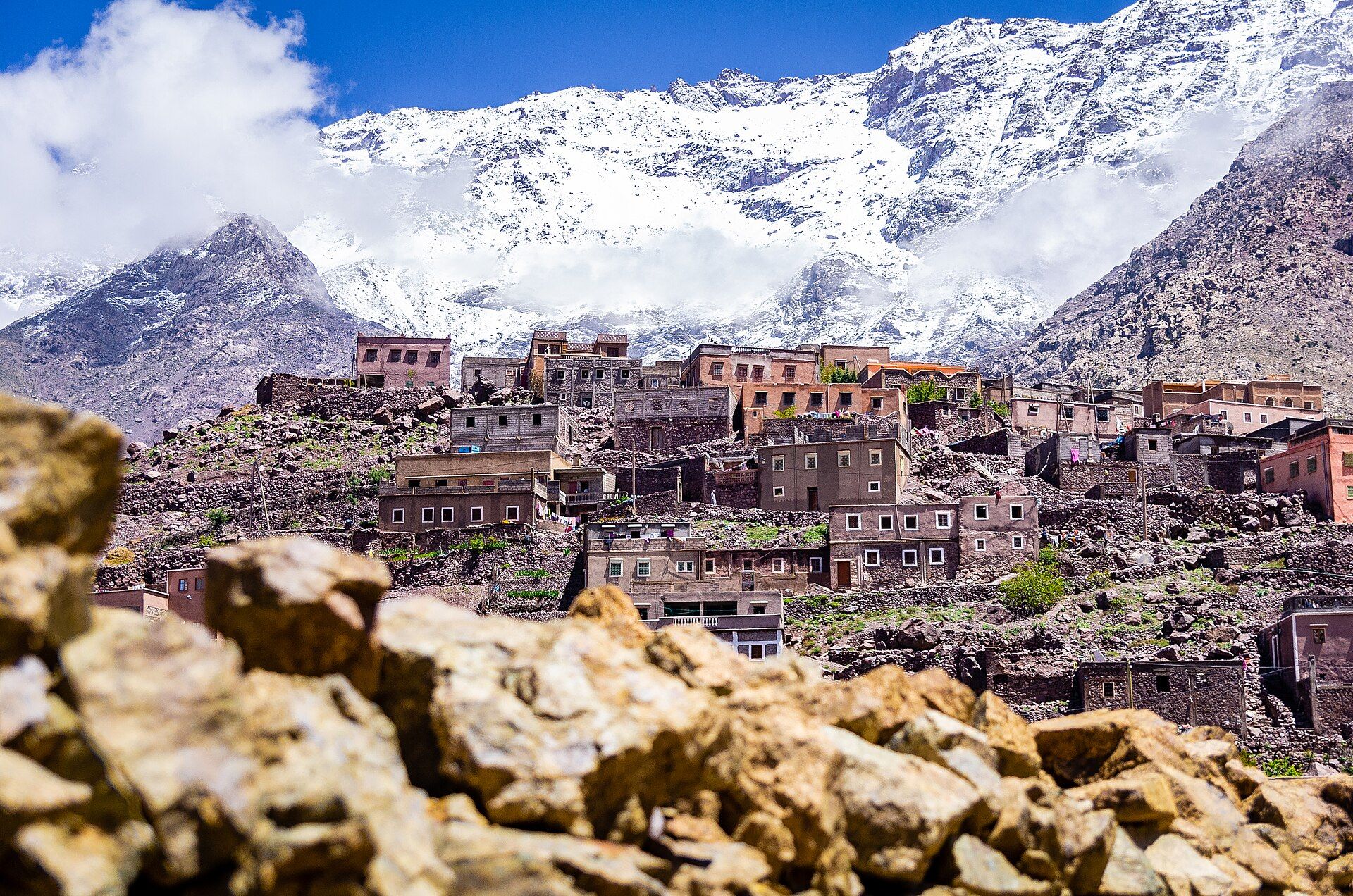 The High Atlas & Mount Toubkal, High Atlas, near Imlil and Marrakesh, Morocco