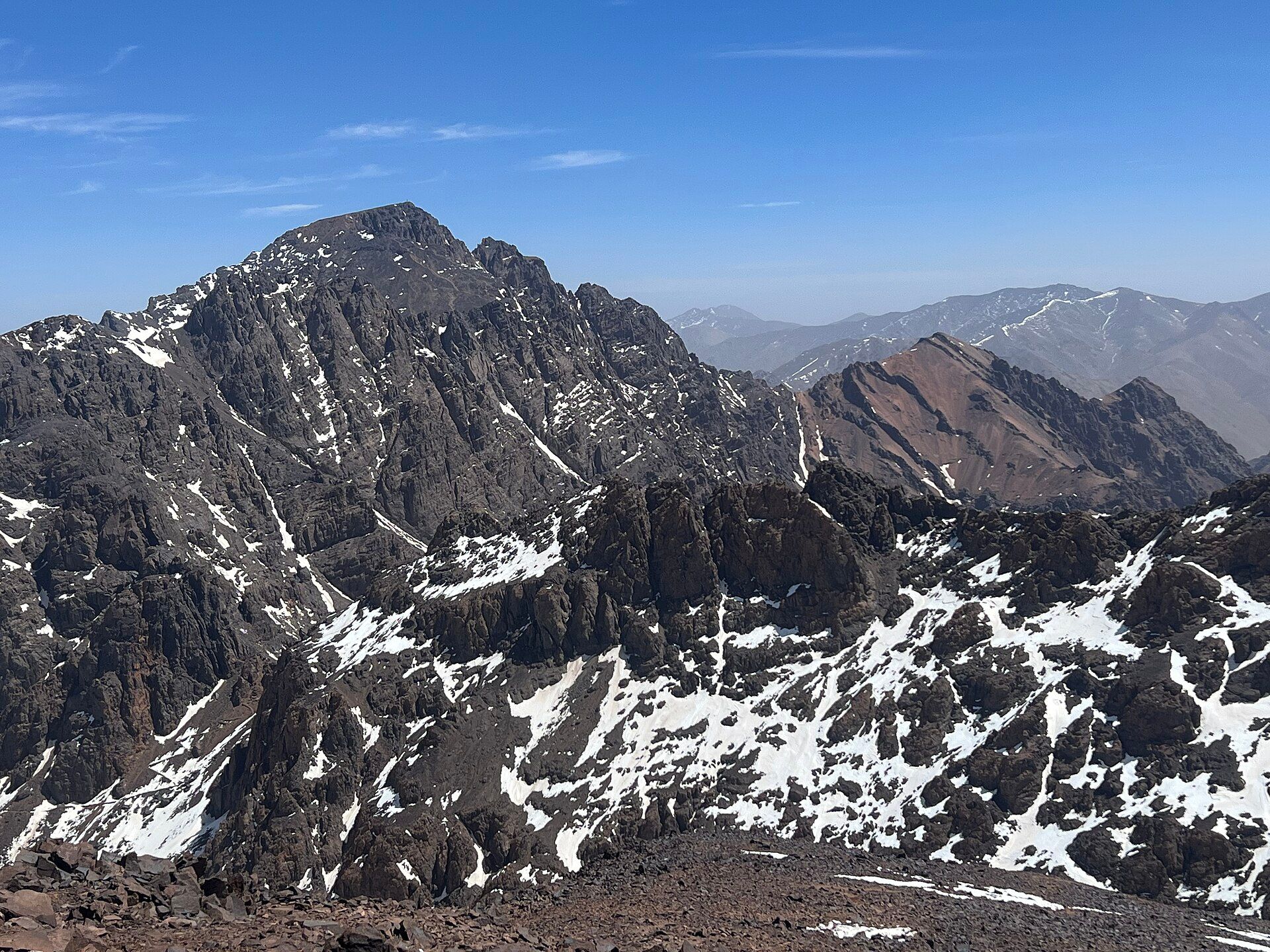 The High Atlas & Mount Toubkal, High Atlas, near Imlil and Marrakesh, Morocco