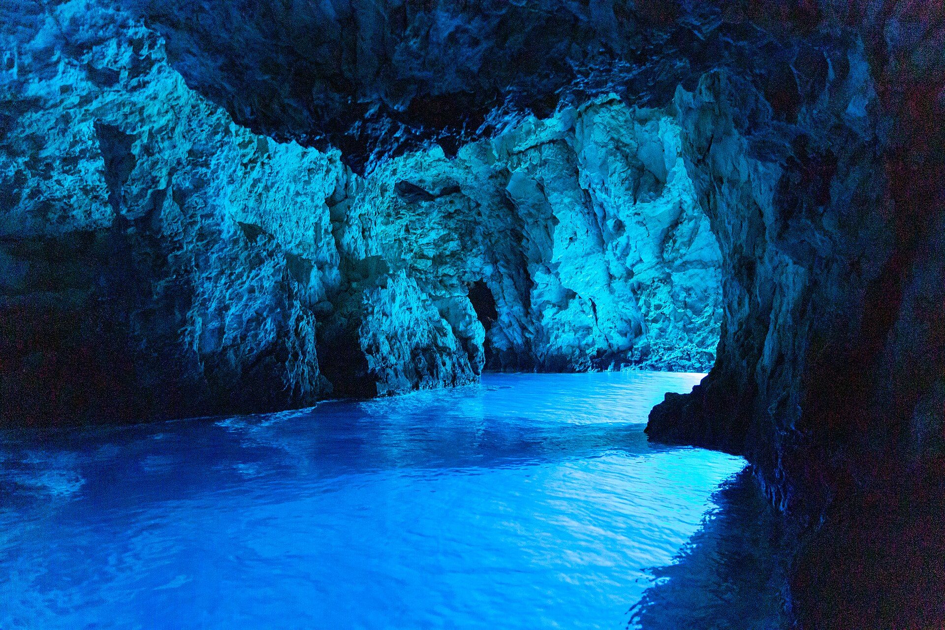 Blue Cave of Biševo, Biševo island, off Vis, Dalmatia, Croatia