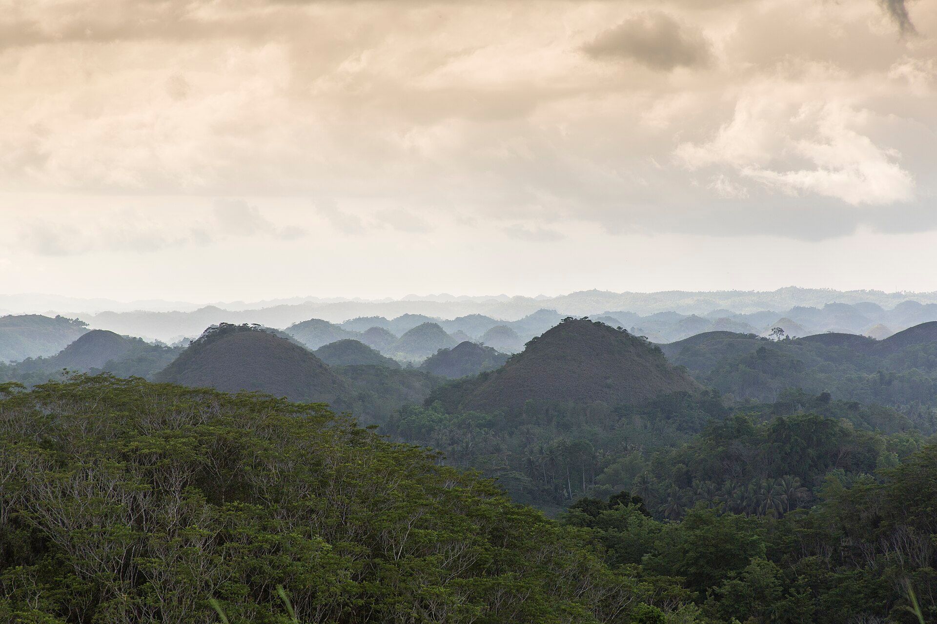 Chocolate Hills, Bohol, Central Visayas, Philippines