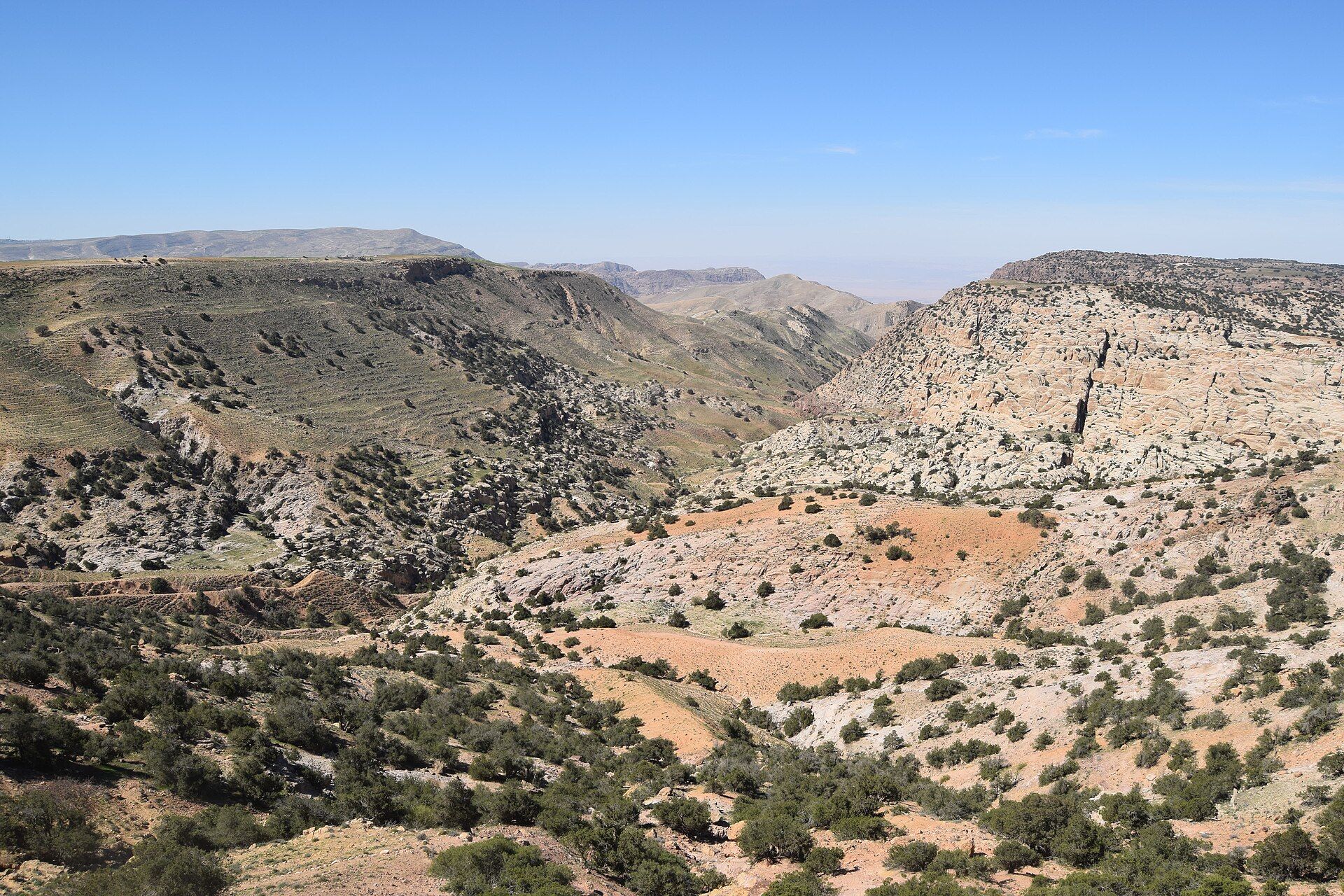 Dana Biosphere Reserve, Tafilah Governorate, along the Great Rift Valley, Jordan
