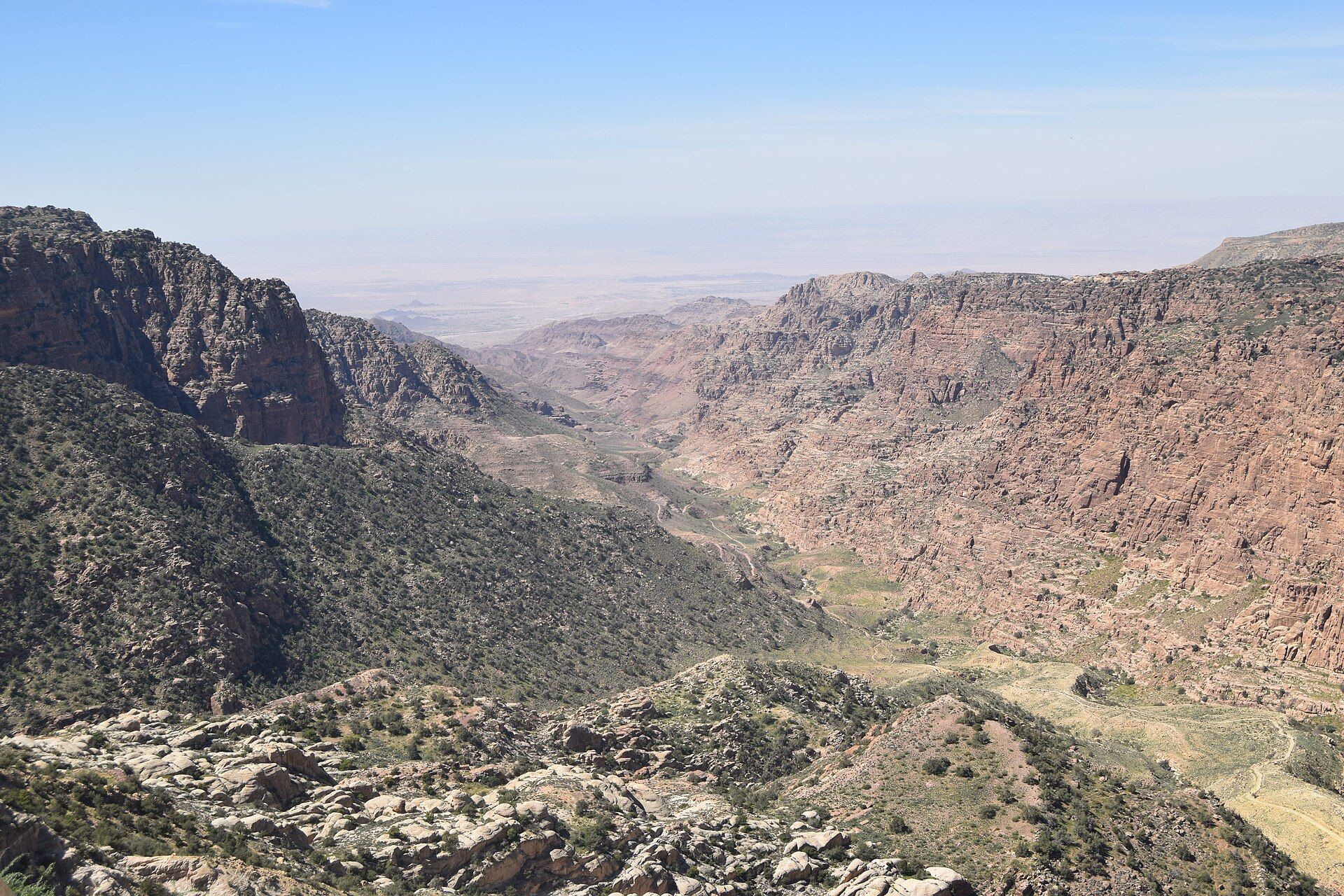 Dana Biosphere Reserve, Tafilah Governorate, along the Great Rift Valley, Jordan