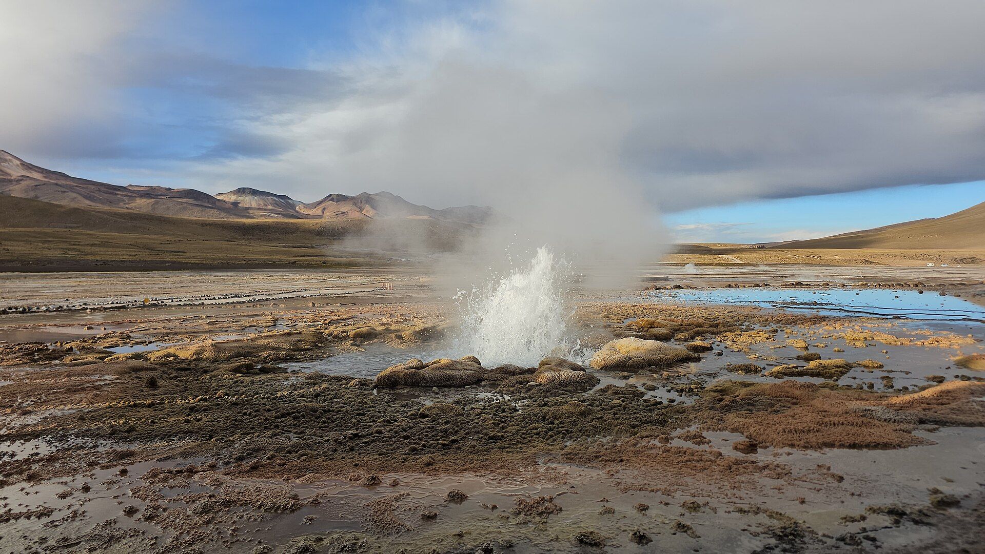 El Tatio Geysers, Andes near San Pedro de Atacama, Antofagasta Region, northern Chile