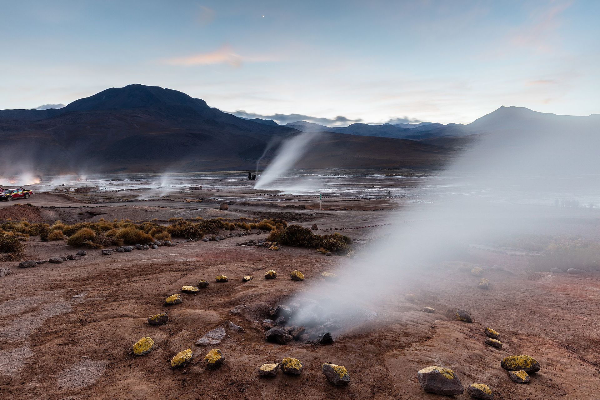El Tatio Geysers, Andes near San Pedro de Atacama, Antofagasta Region, northern Chile
