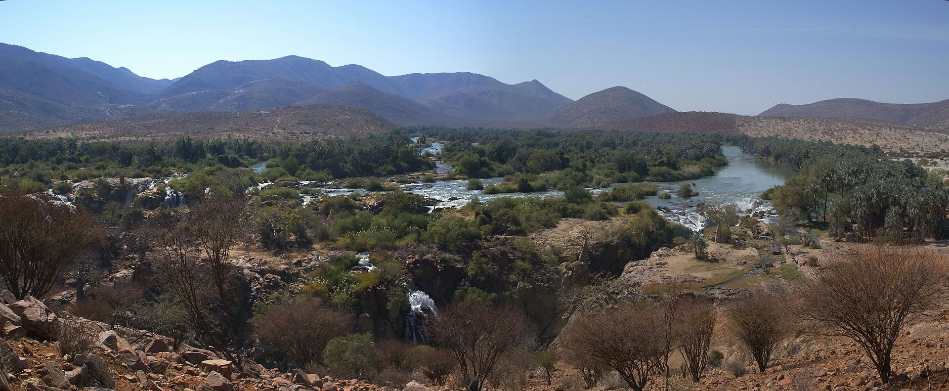 Epupa Falls, Kunene Region (Kaokoland), Namibia–Angola border
