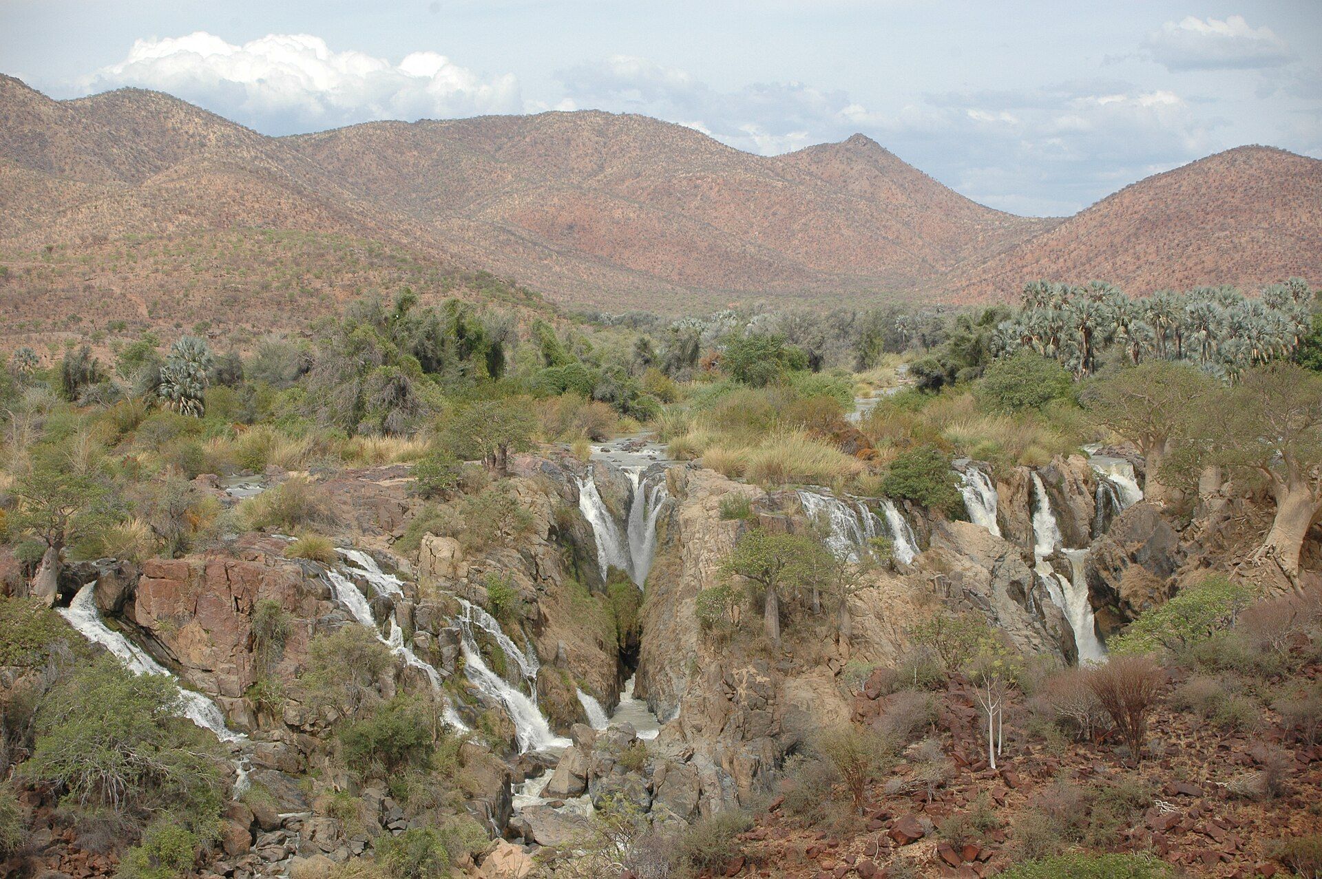 Epupa Falls, Kunene Region (Kaokoland), Namibia–Angola border