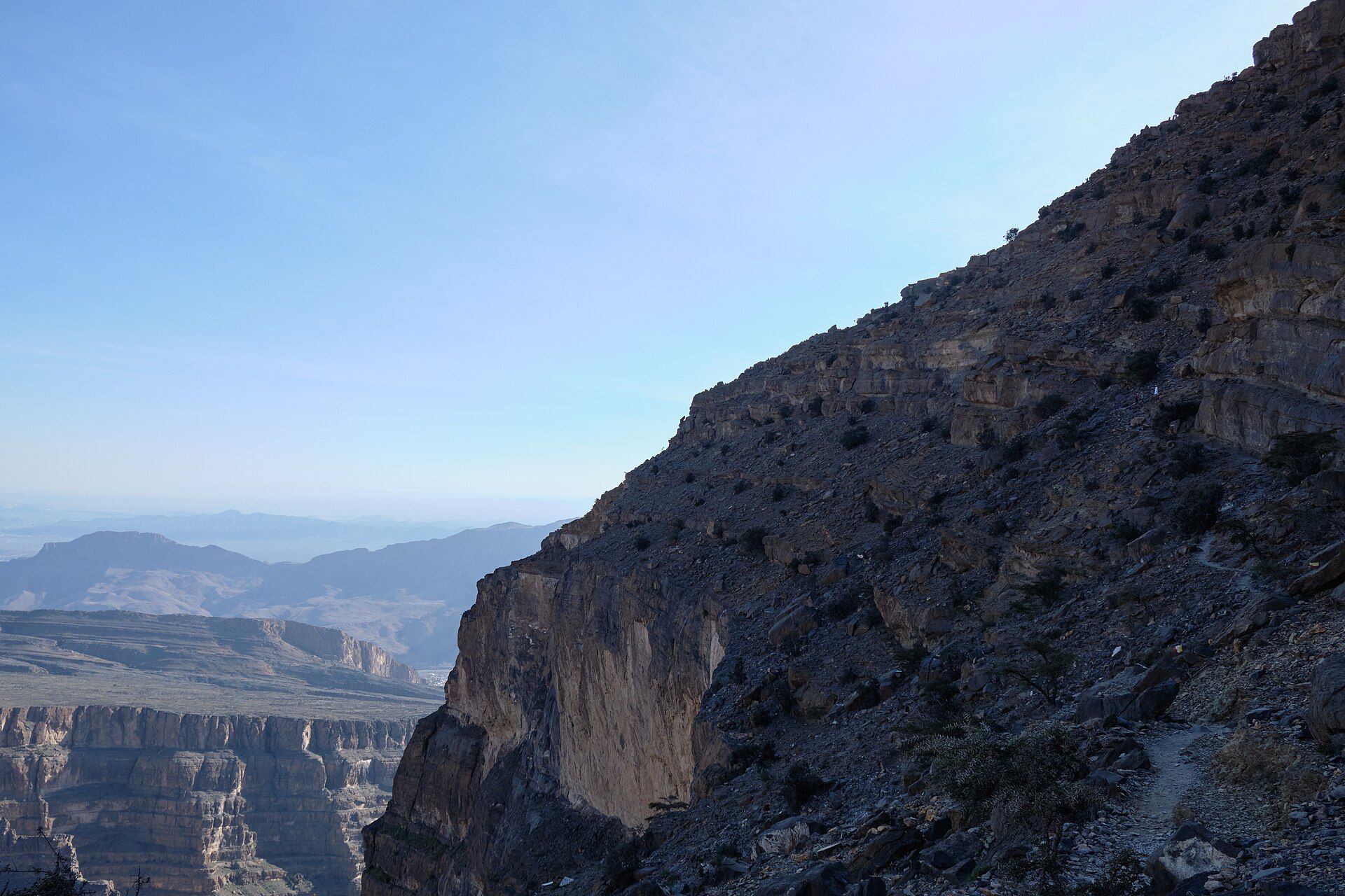 Jebel Shams, Al Hajar Mountains, northern Oman