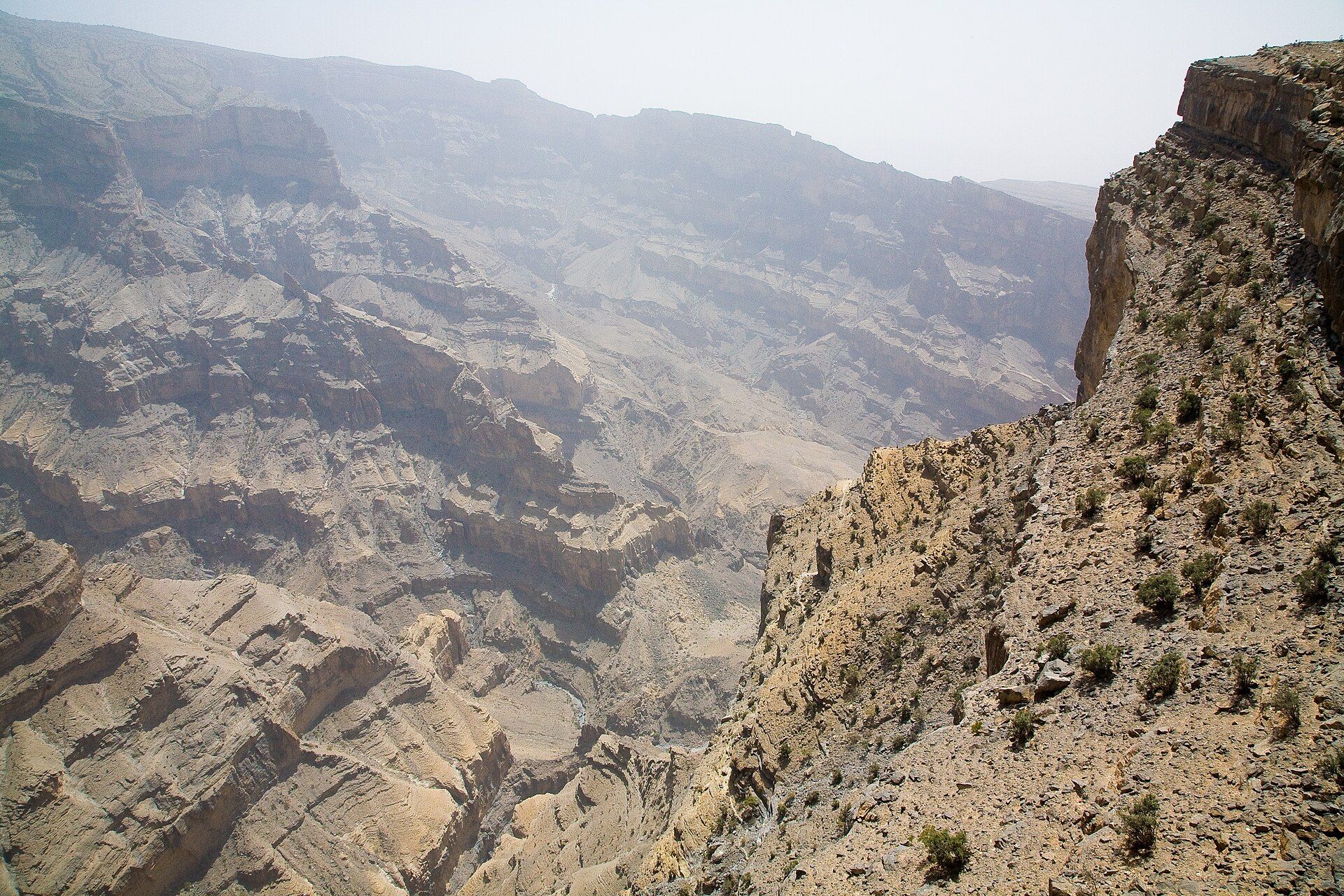 Jebel Shams, Al Hajar Mountains, northern Oman