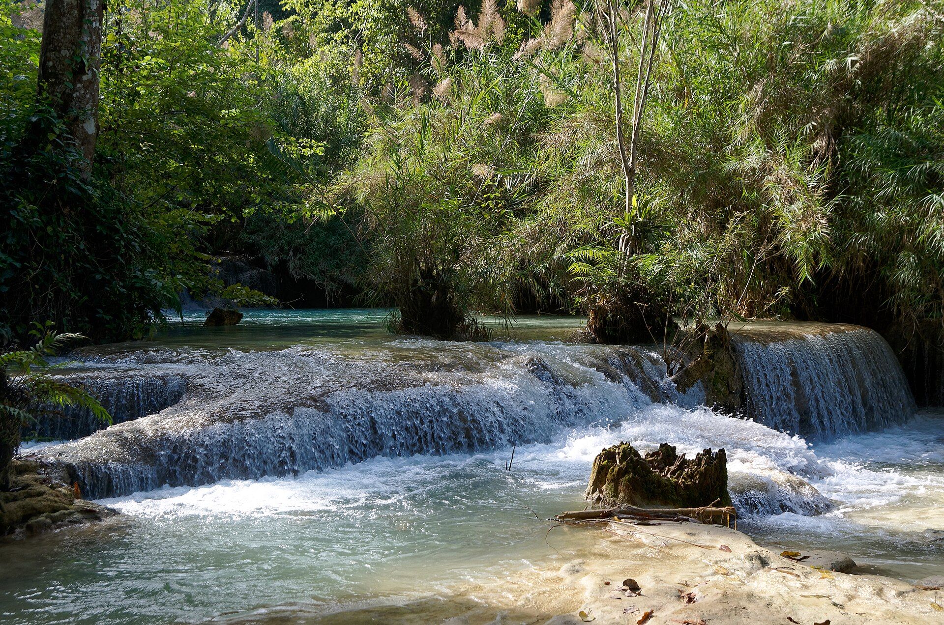 Kuang Si Falls, Luang Prabang Province, northern Laos