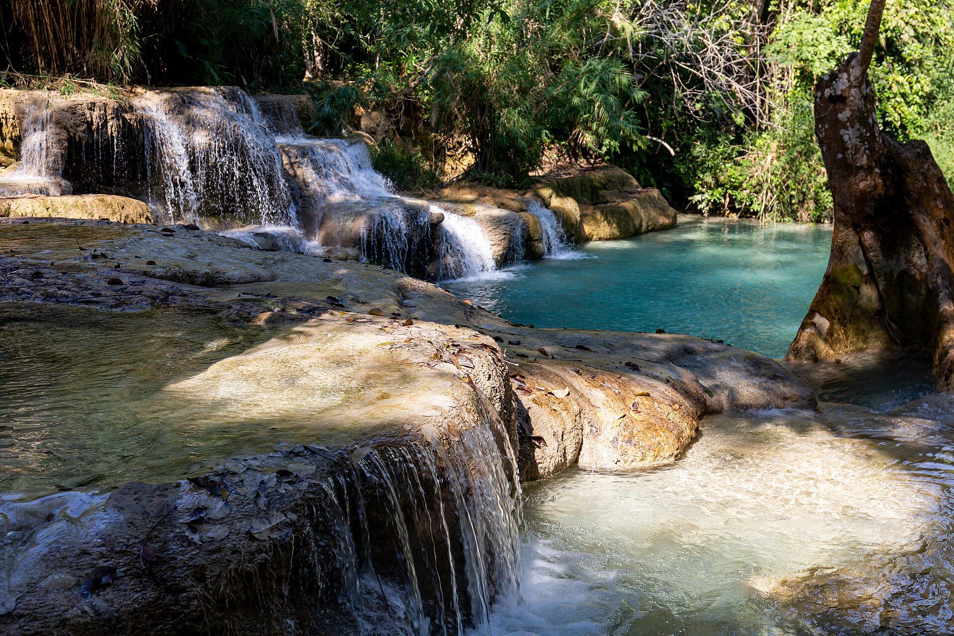 Kuang Si Falls, Luang Prabang Province, northern Laos