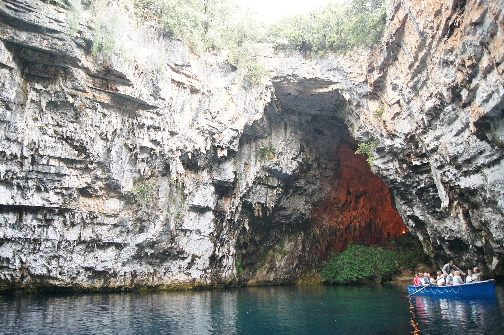 Melissani Cave, Karavomylos, Kefalonia, Ionian Islands, Greece