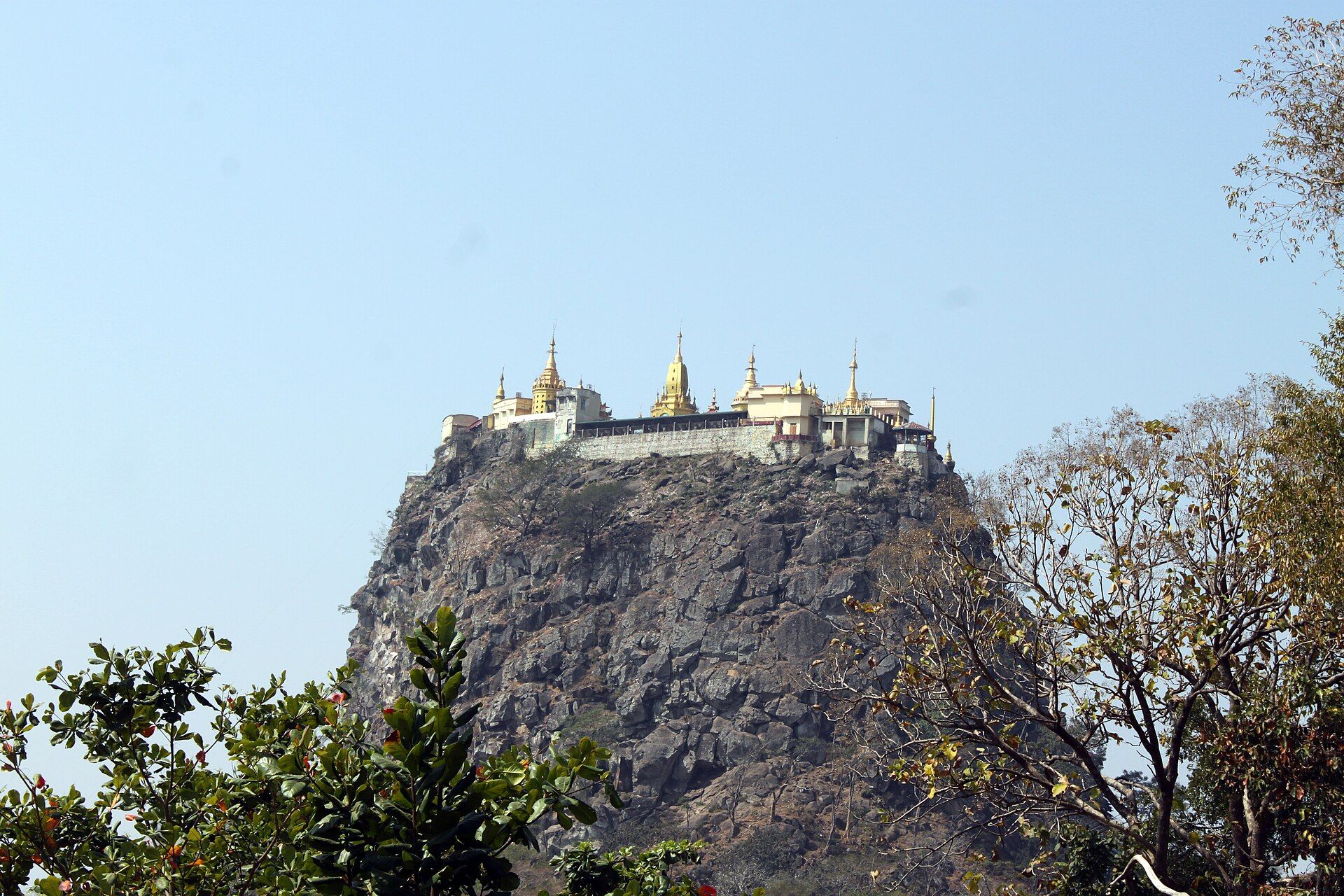 Mount Popa & Taung Kalat, Mandalay Region, central Myanmar