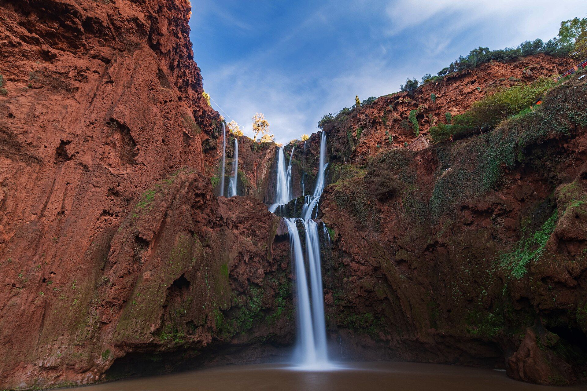 Ouzoud Falls, Tanaghmeilt, near Azilal, Middle Atlas, Morocco