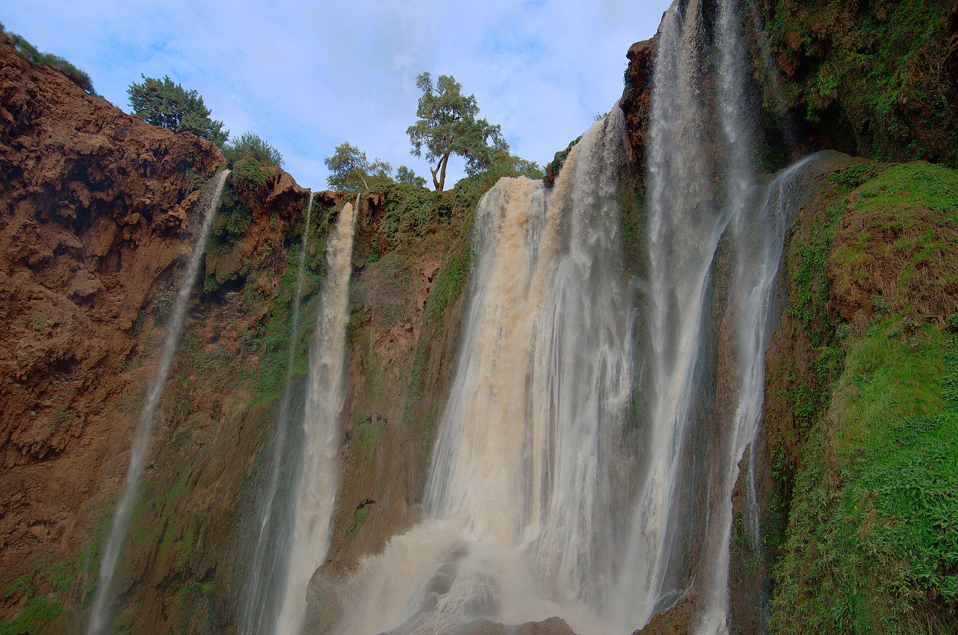 Ouzoud Falls, Tanaghmeilt, near Azilal, Middle Atlas, Morocco