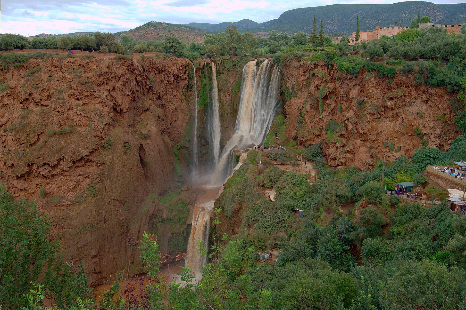 Ouzoud Falls, Tanaghmeilt, near Azilal, Middle Atlas, Morocco