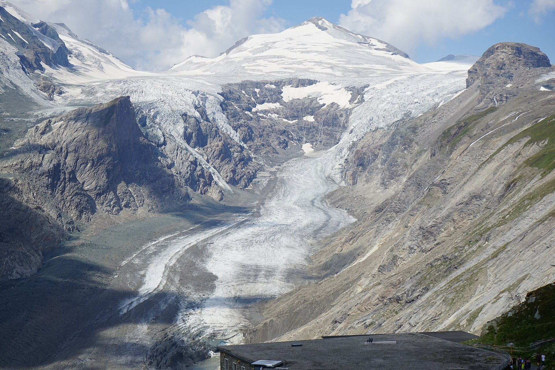 Pasterze Glacier, Hohe Tauern, Carinthia, Austria