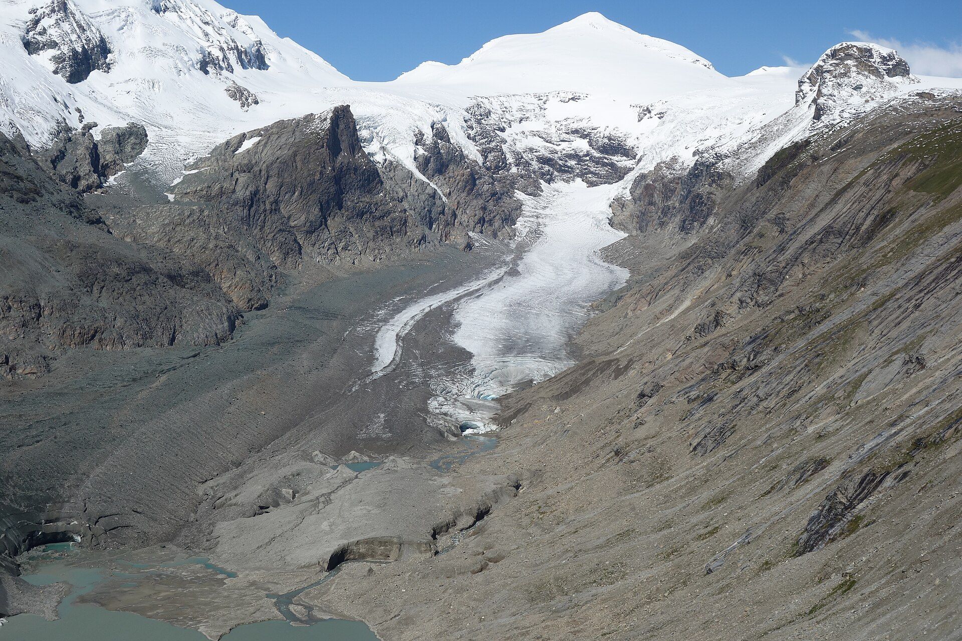 Pasterze Glacier, Hohe Tauern, Carinthia, Austria