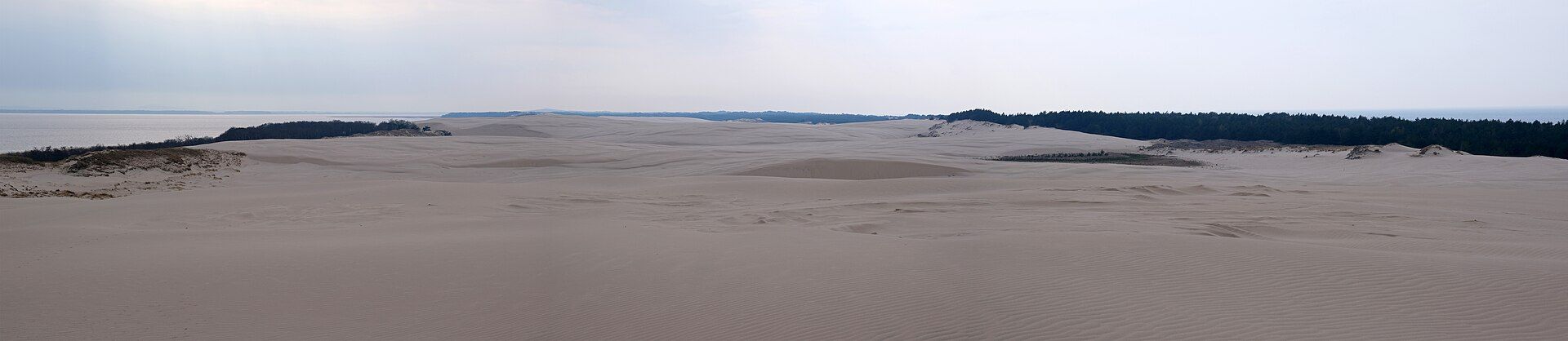 Słowiński Sand Dunes, Słowiński National Park, Pomerania, Poland