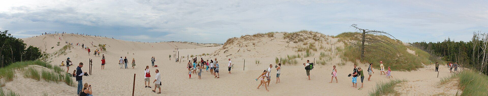 Słowiński Sand Dunes, Słowiński National Park, Pomerania, Poland