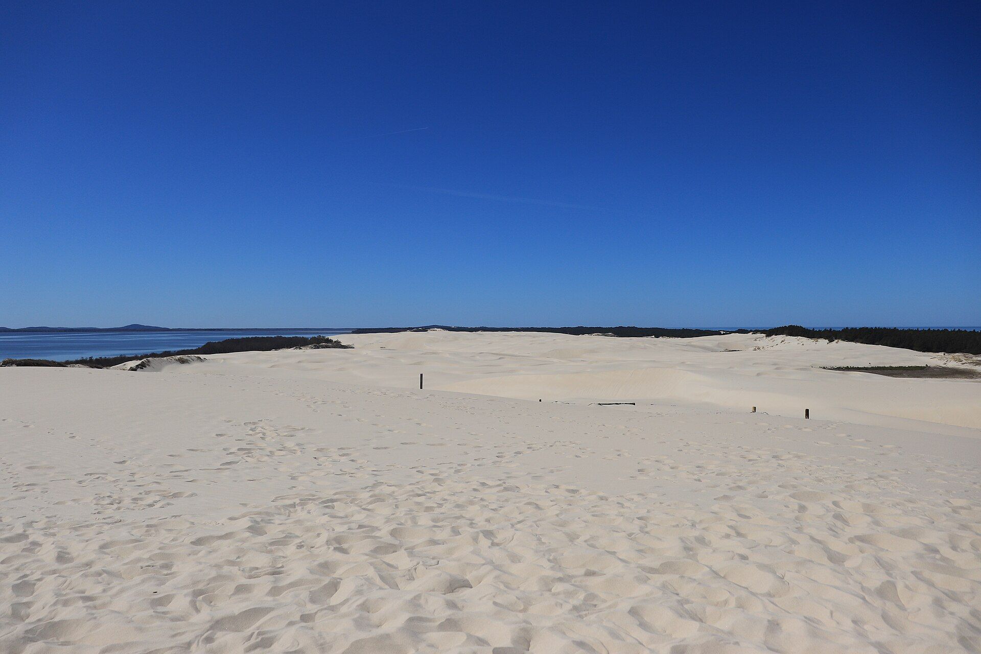 Słowiński Sand Dunes, Słowiński National Park, Pomerania, Poland