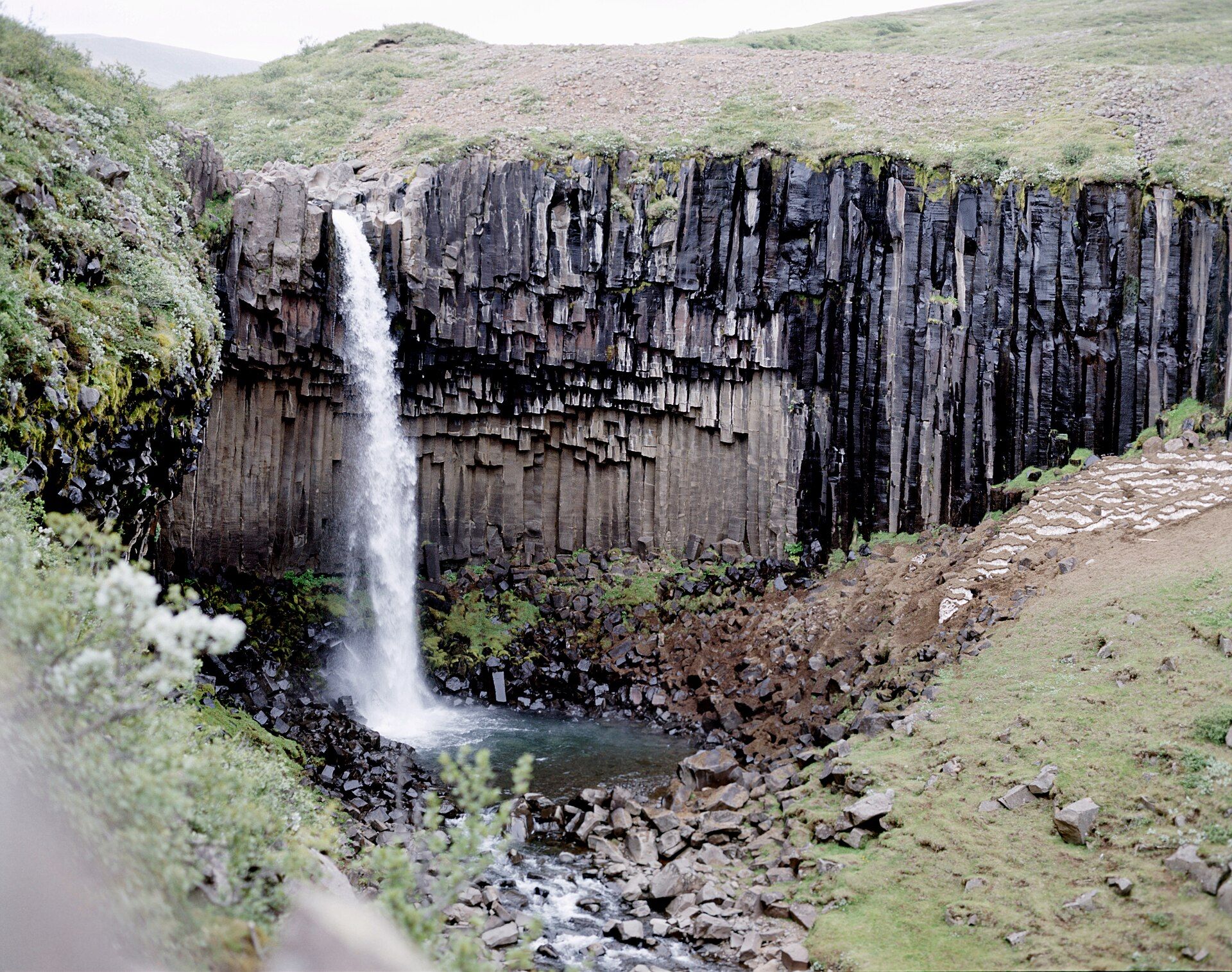 Svartifoss, Skaftafell, Vatnajökull National Park, South Iceland