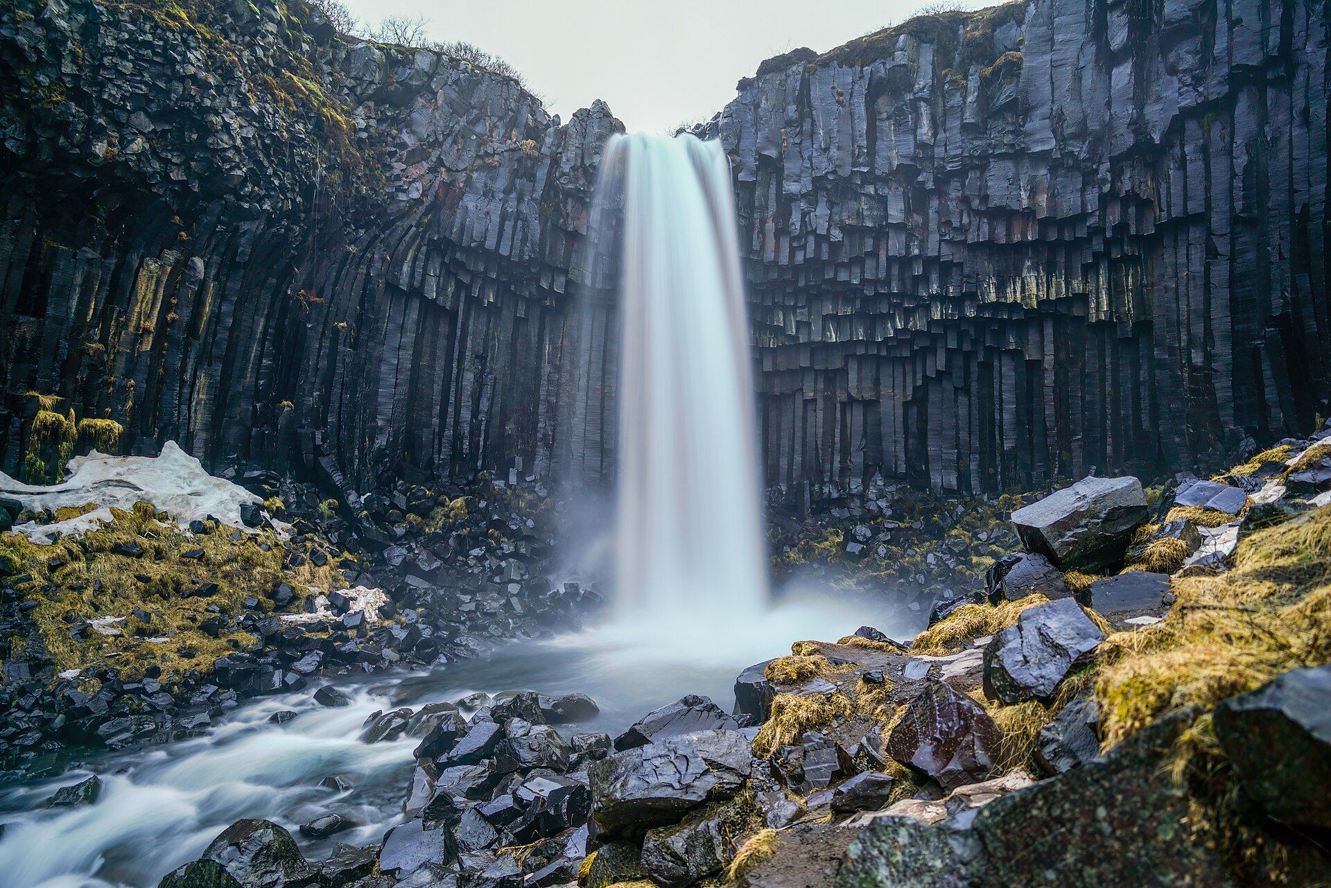 Svartifoss, Skaftafell, Vatnajökull National Park, South Iceland
