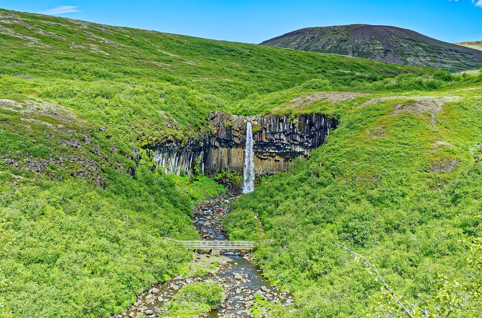 Svartifoss, Skaftafell, Vatnajökull National Park, South Iceland