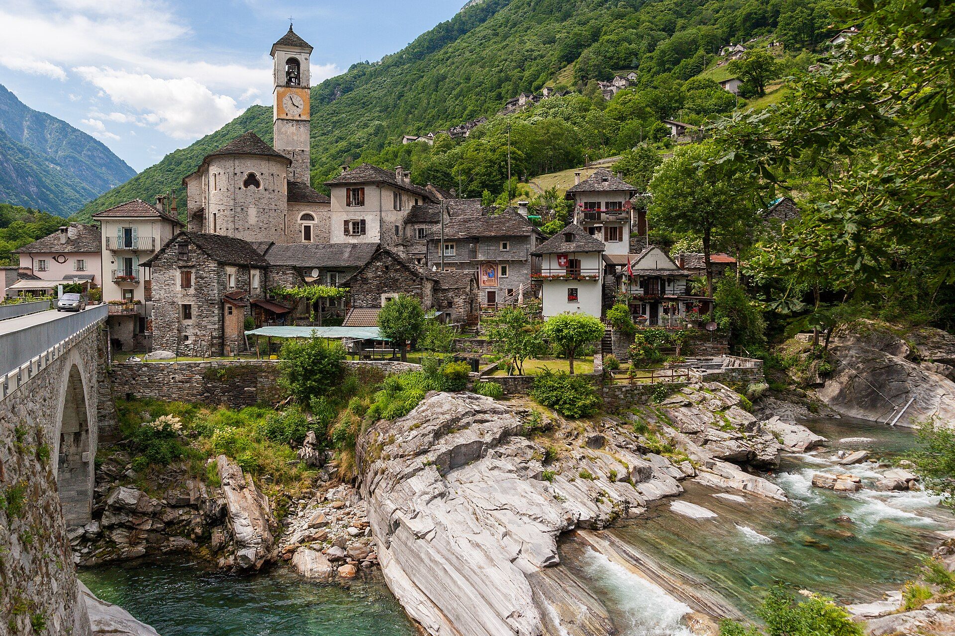 The Verzasca River, Verzasca Valley, Ticino, Southern Switzerland